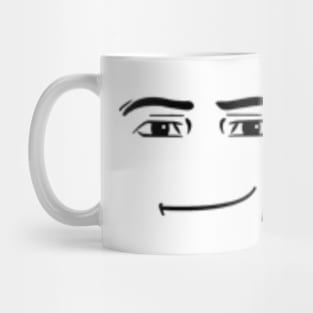 Roblox Man Face Meme Mug